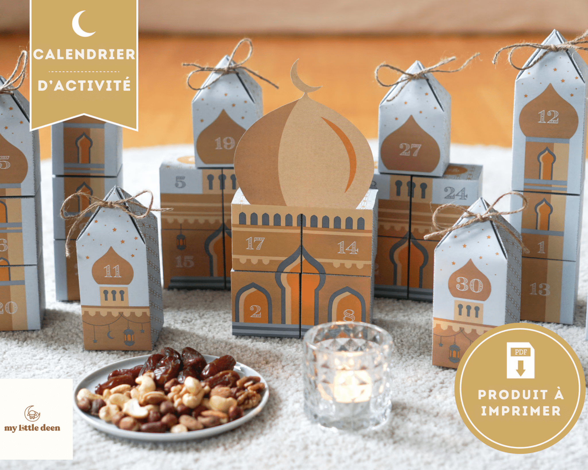 Magnifique calendrier d'activité à construire - My Little Deen