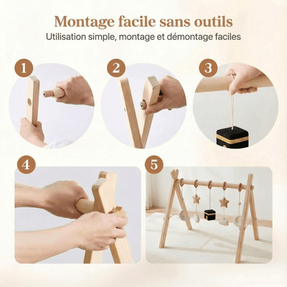 Arche d’éveil en bois n
